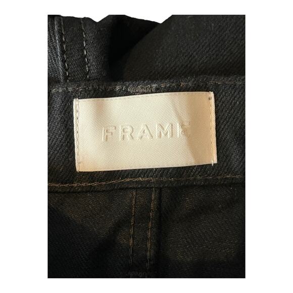 Frame Jeans Le Italien True straight denim black size 26 - Picture 4 of 6
